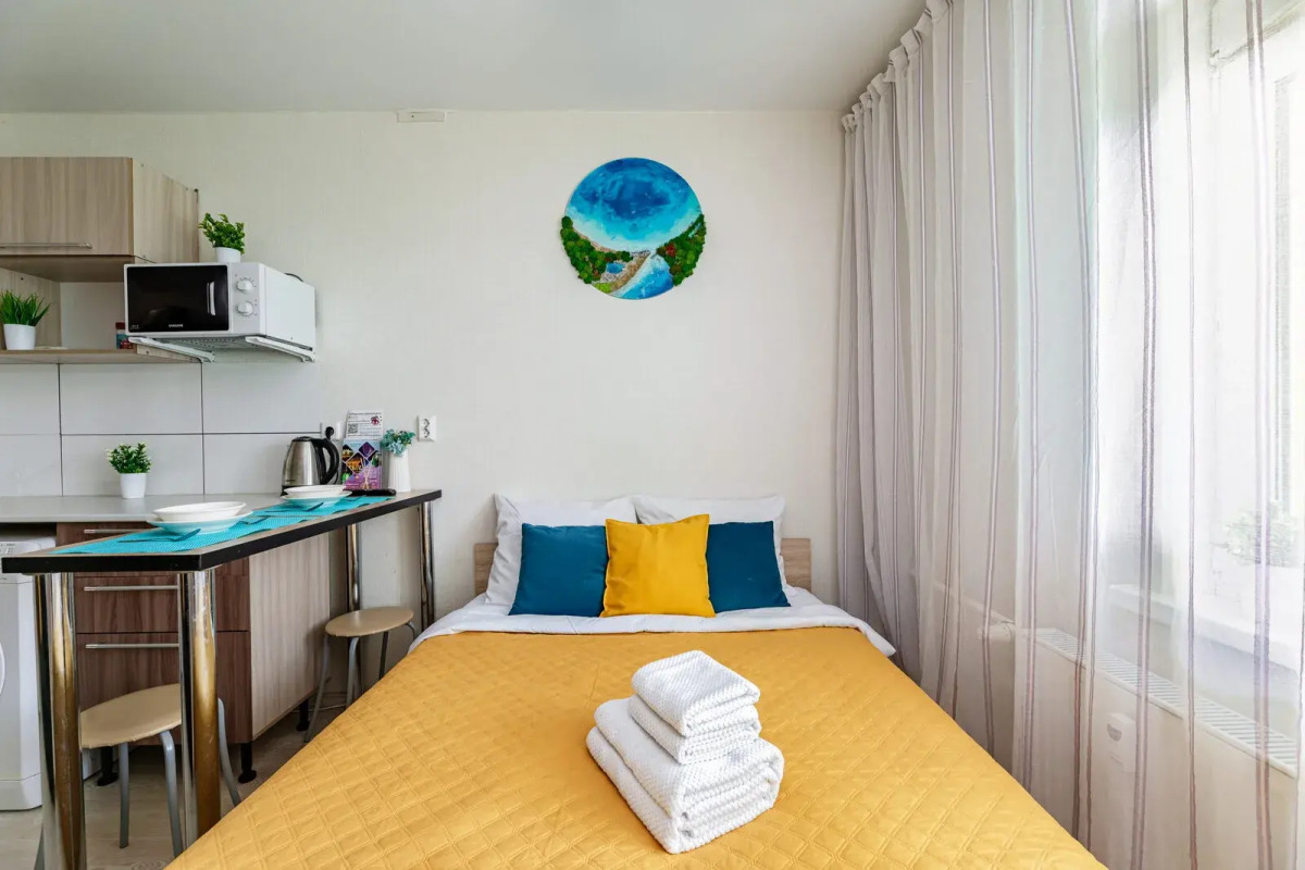 Квартира студия стильная ChistoFamily в сердце Зеленодольска