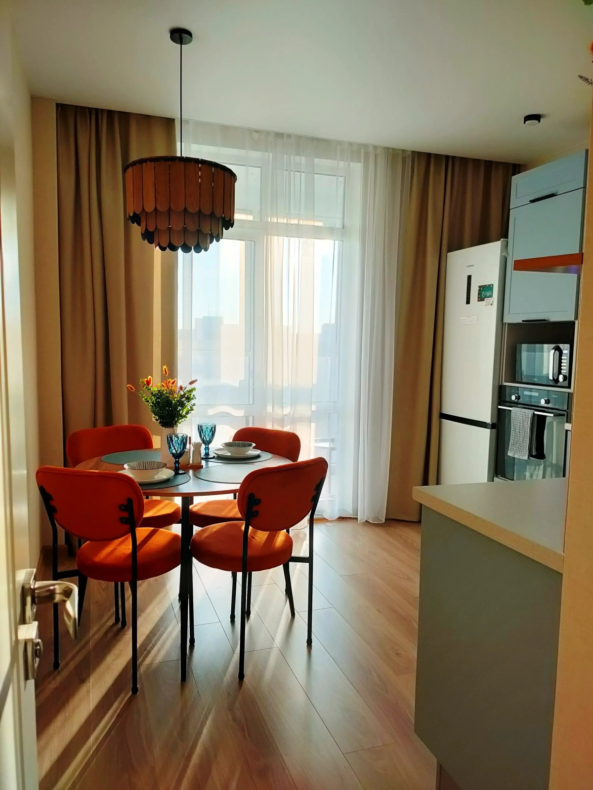 Квартира с красивой террасой на крыше дома в Белгороде