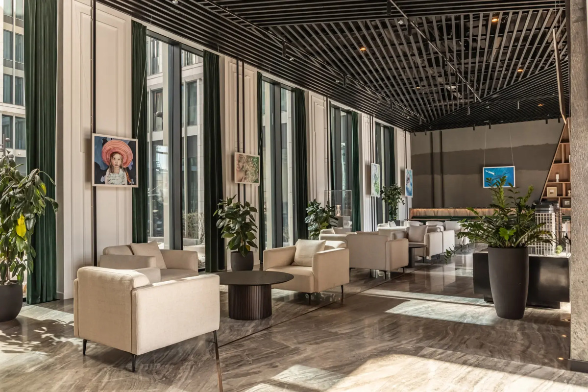 Квартира Moscow Deluxe Apartments Grand Residence SLAVA