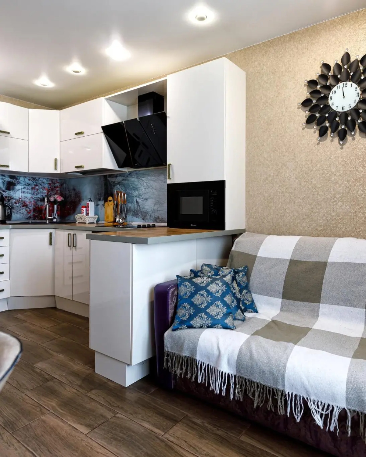 Апартаменты Уютные 1-комнатные на Академика Сахарова 119к2