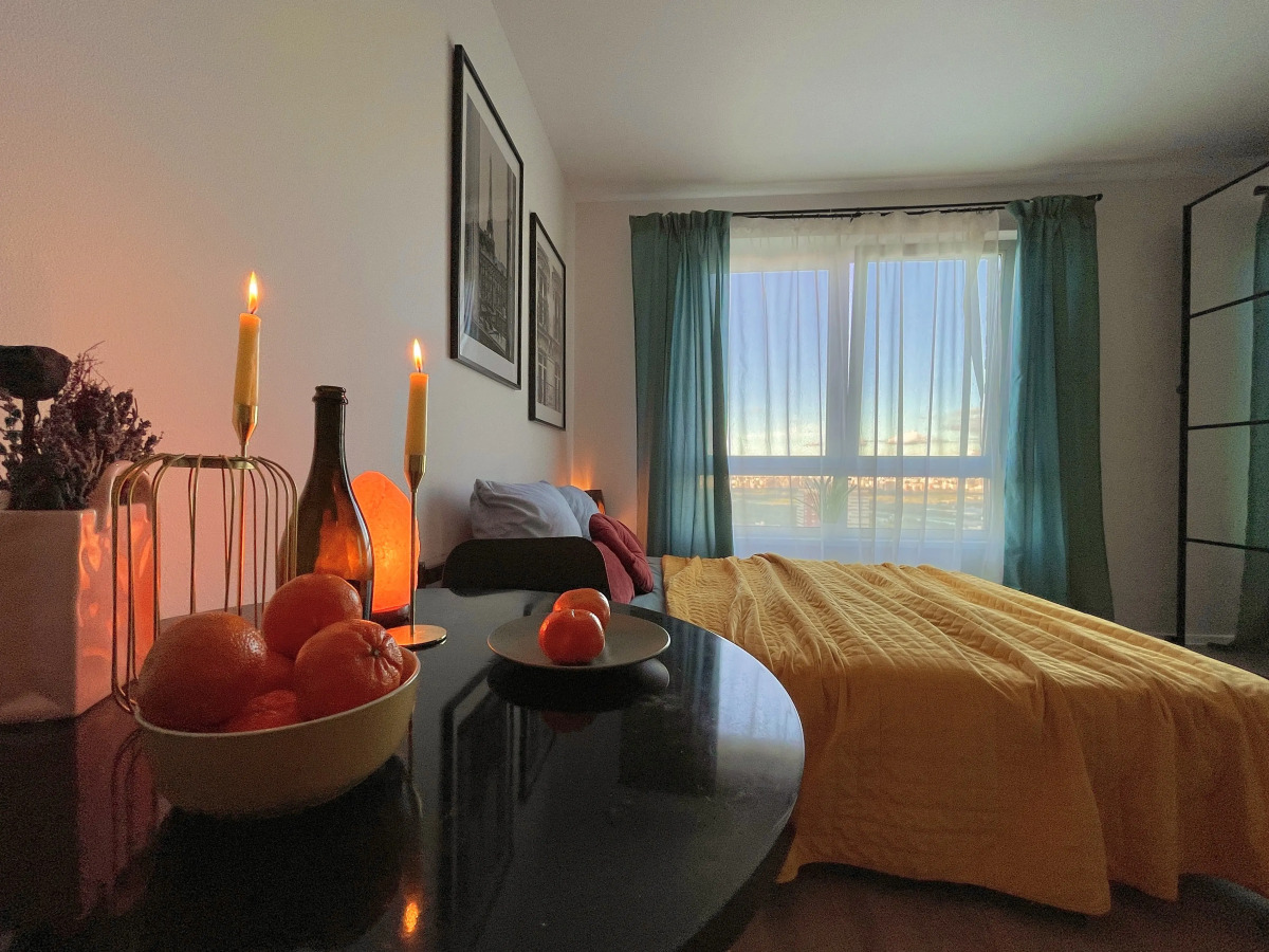 Квартира Уютная Студия с Панорамным Видом На Москву