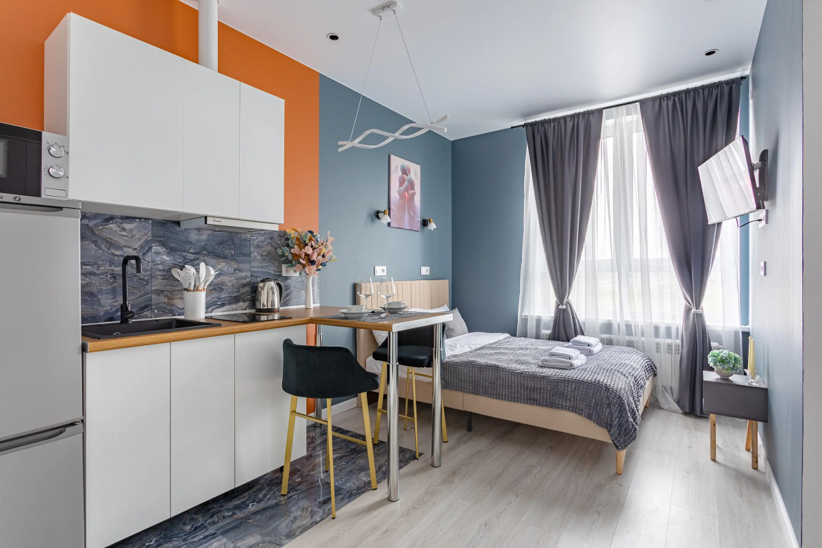 Апартаменты InHome24 Комфортные и Стильные Апартаменты в Современном Жилом Комплексе