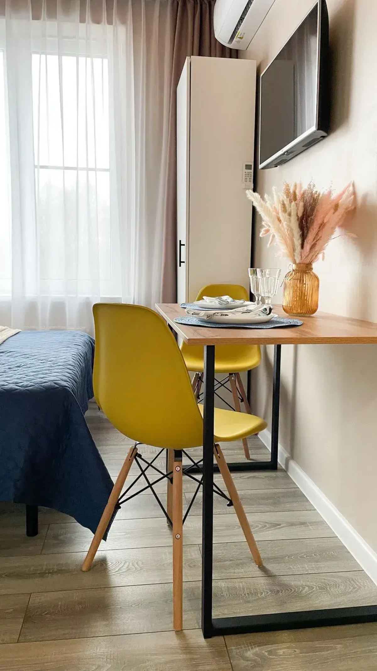 Квартира Новая современная и уютная студия с дизайнерским ремонтом в ЖК Самовароff с нетерпением ждёт своих гостей