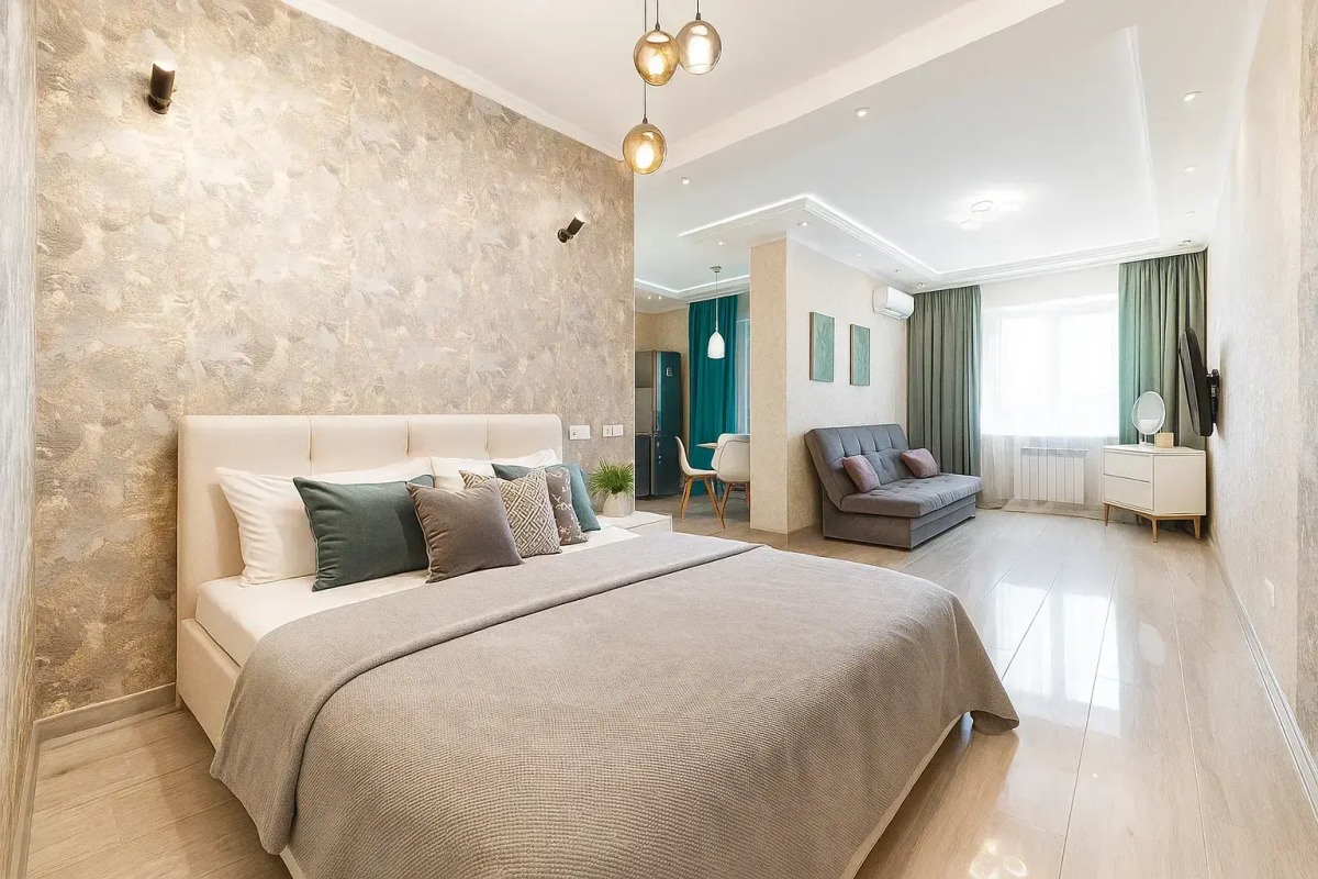 Квартира уютная с видом возле аквапарка и центра Казани от сети РусХаус 1