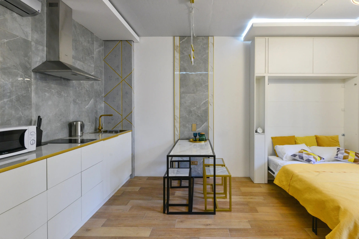 Апартаменты #1 Grey studio for 2+2 by Lo Apartments