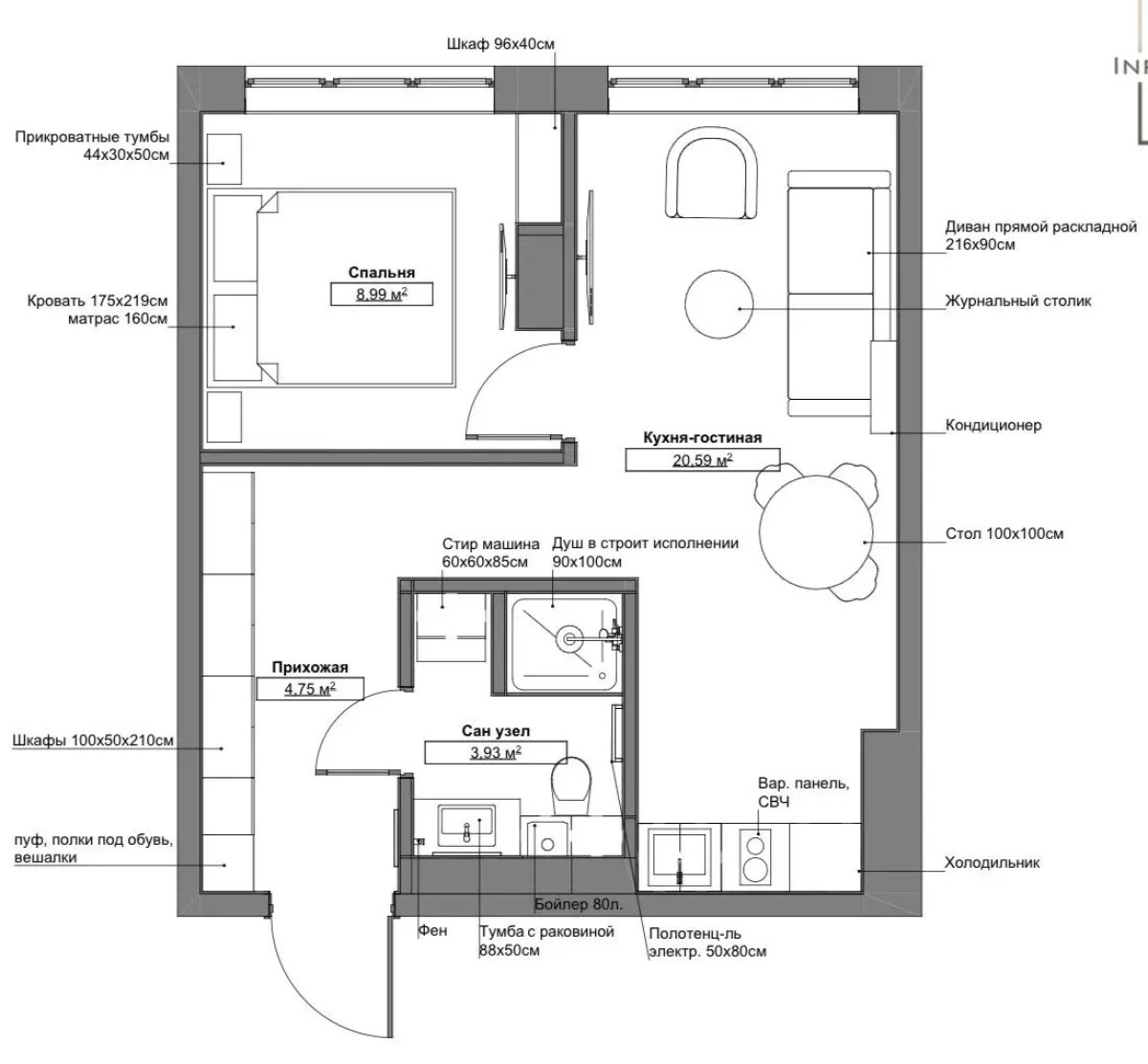 Квартира Уютная и стильная в Новом ЖК