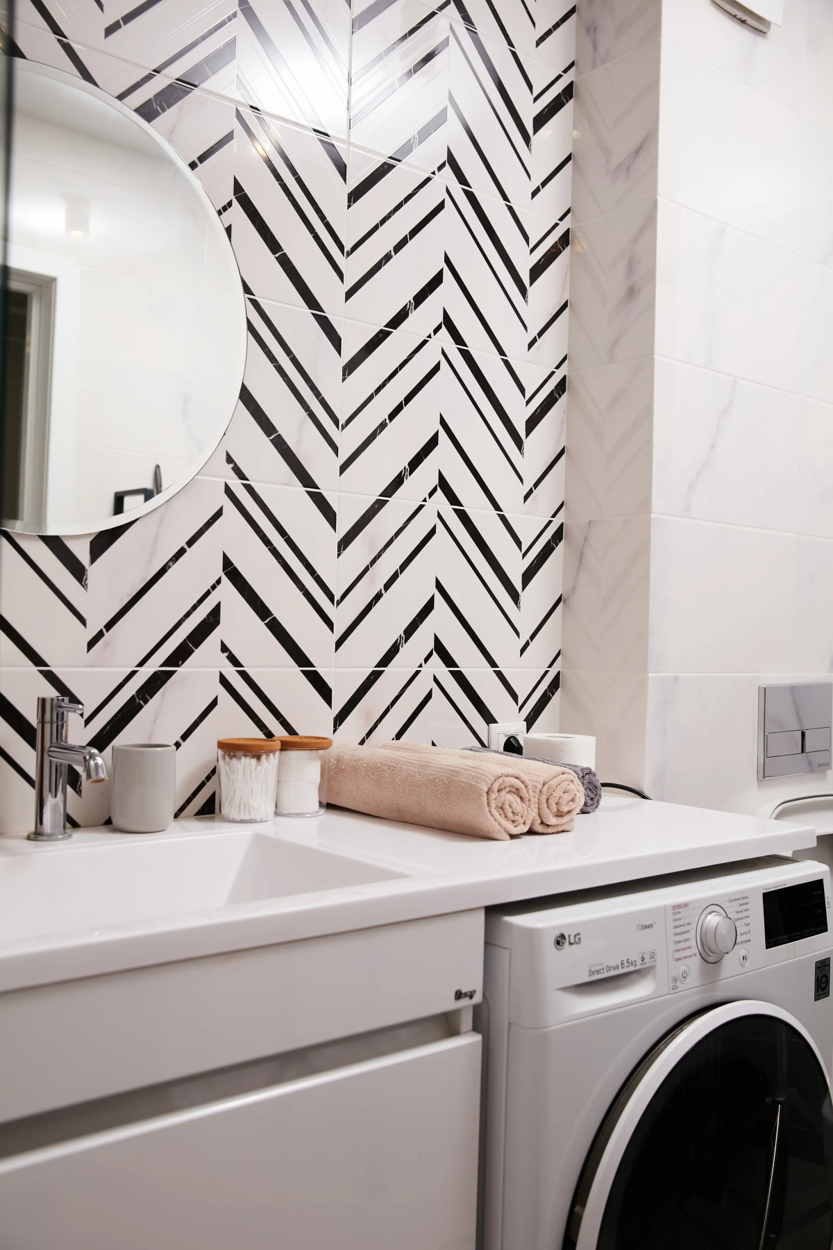 Апартаменты Luma White #2 в центре города с красивым видом на балконе