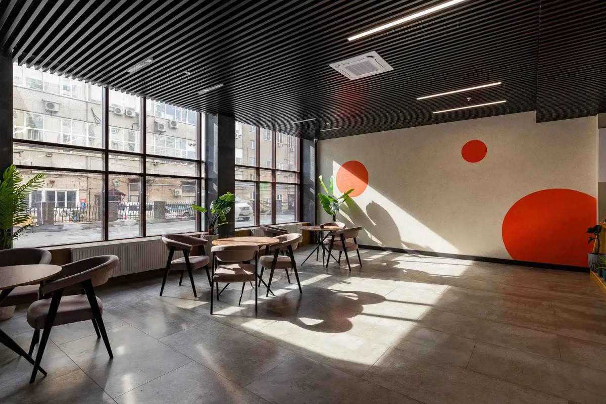 Квартира Яркая студия рядом с набережной и кондиционером