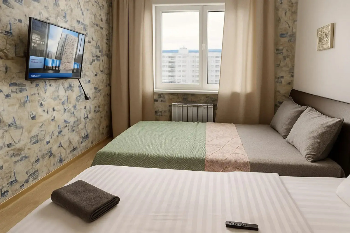 Двухкомнатная Квартира На Берегу Оби