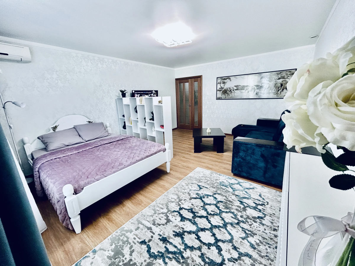 Квартира Уютная просторная однушка (55кв.) с АЛИСОЙ