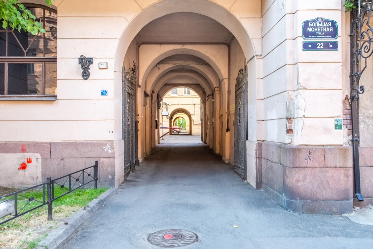 Апартаменты Monetka House Двухместная Студия с 2 окнами