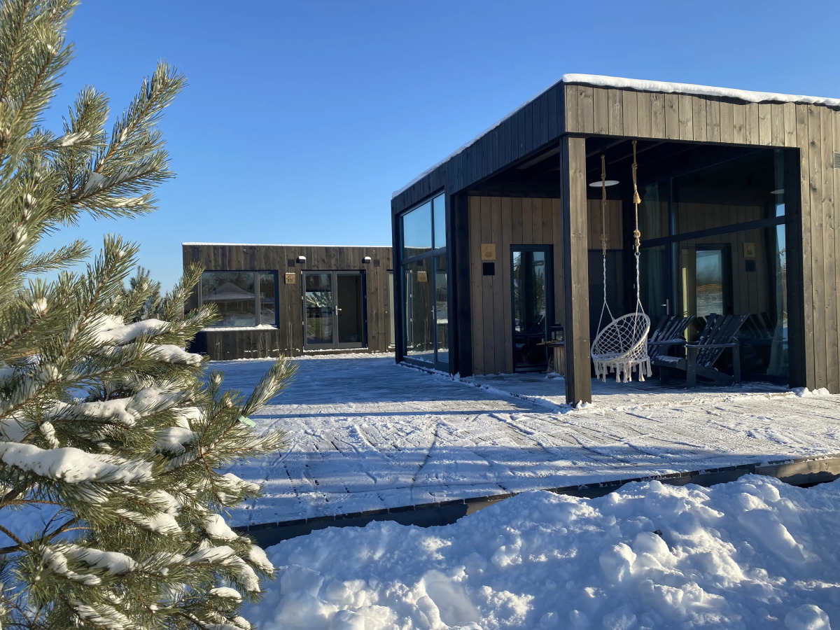 Дом Мини с панорамными окнами