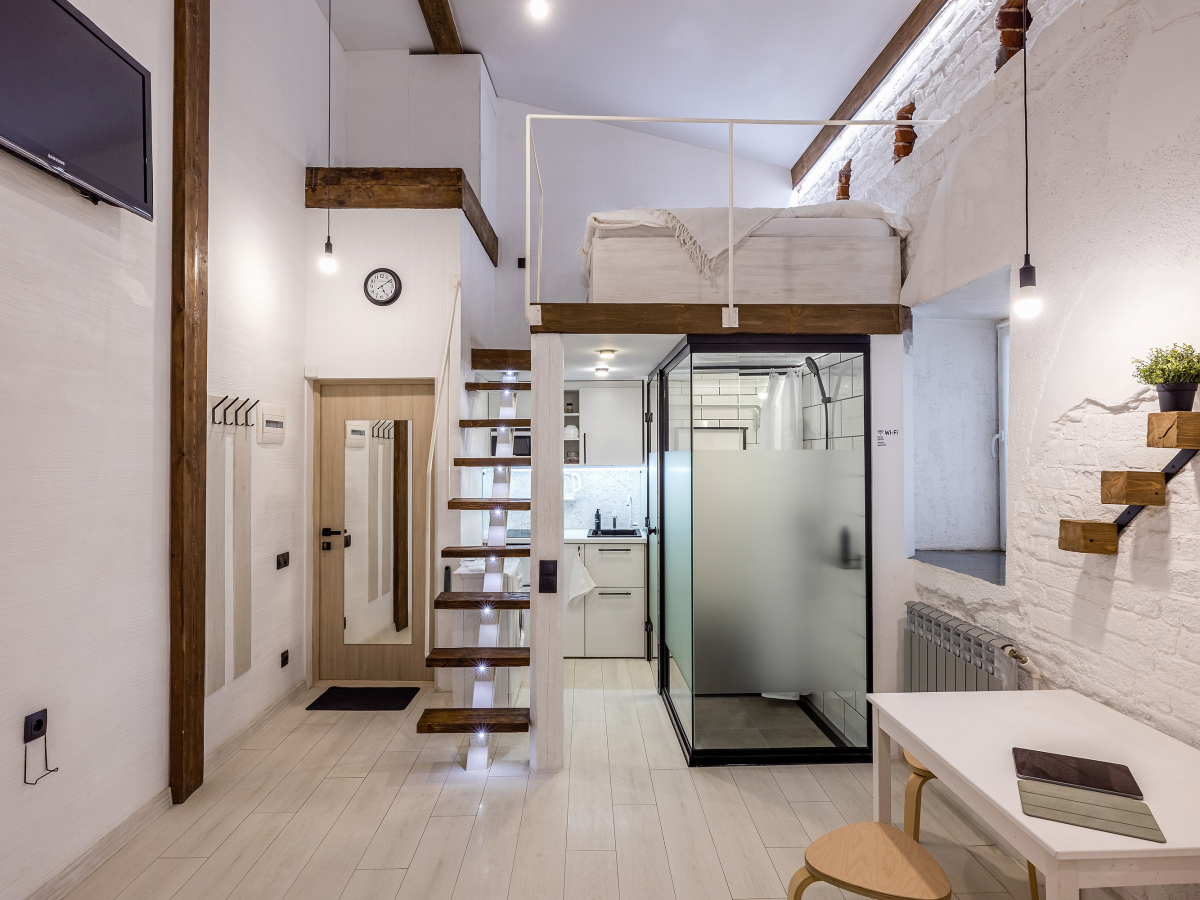 Апартаменты Лофт 3 Двухуровневые на Грузинской Улице 41А