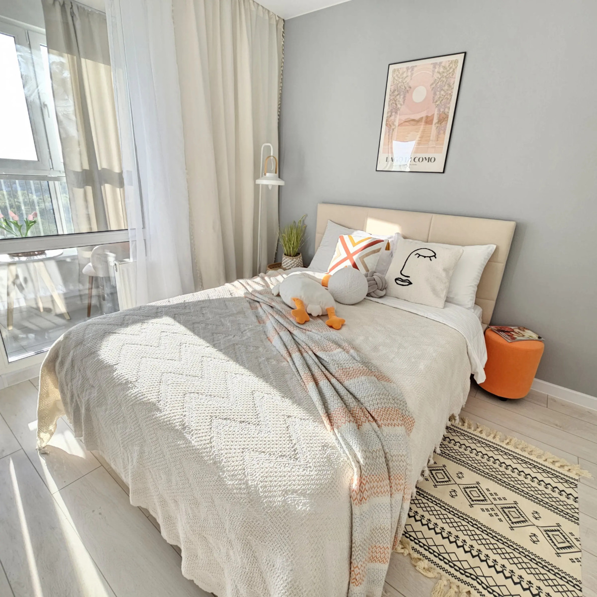 Квартира уютная с видом на березовую рощу