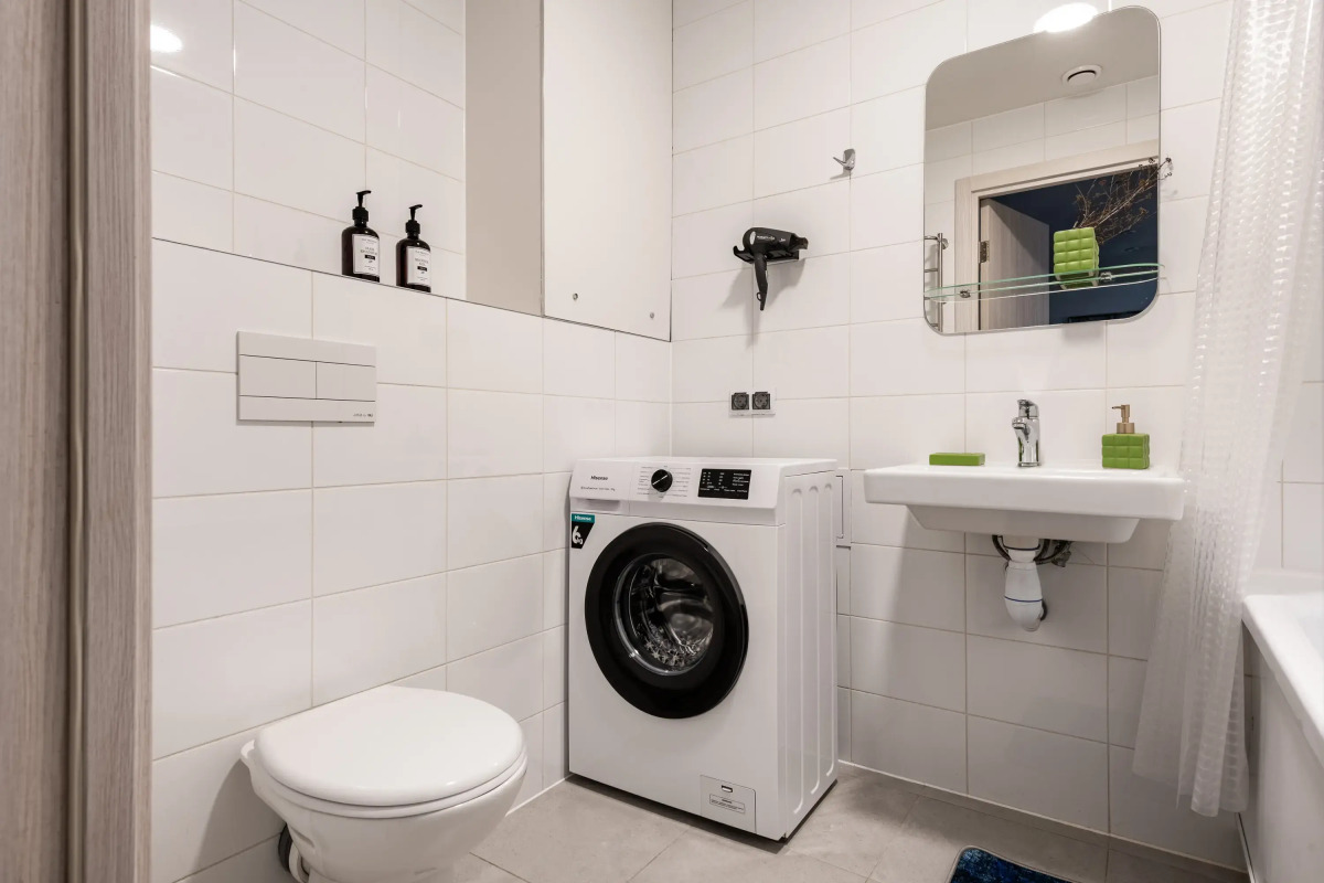 Квартира Уютная евродвушка у метро Озерная, 3 раздельных спальных места