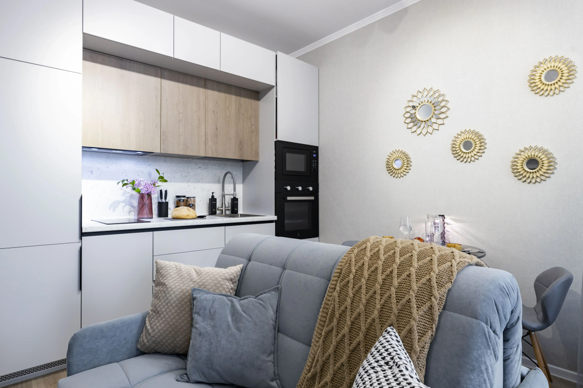 Квартира Уютная дизайнерская студия рядом с Экспофорумом Спб