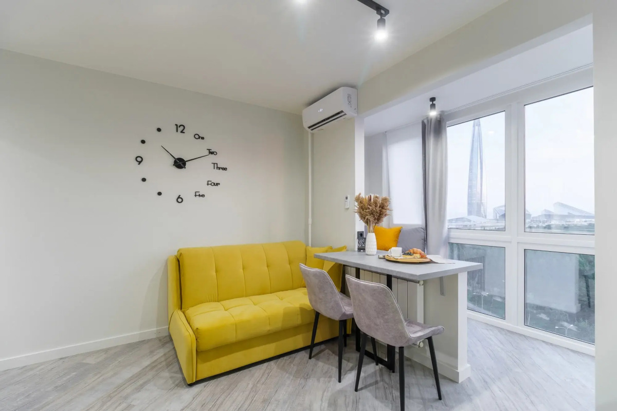 Квартира видовая в Лахте у башни Газпром и Финский залив