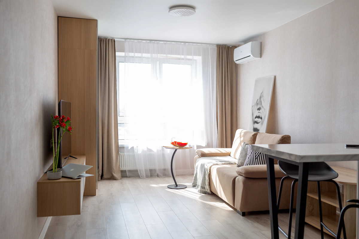 Апартаменты Уютная Студия с Развитой Инфраструктурой