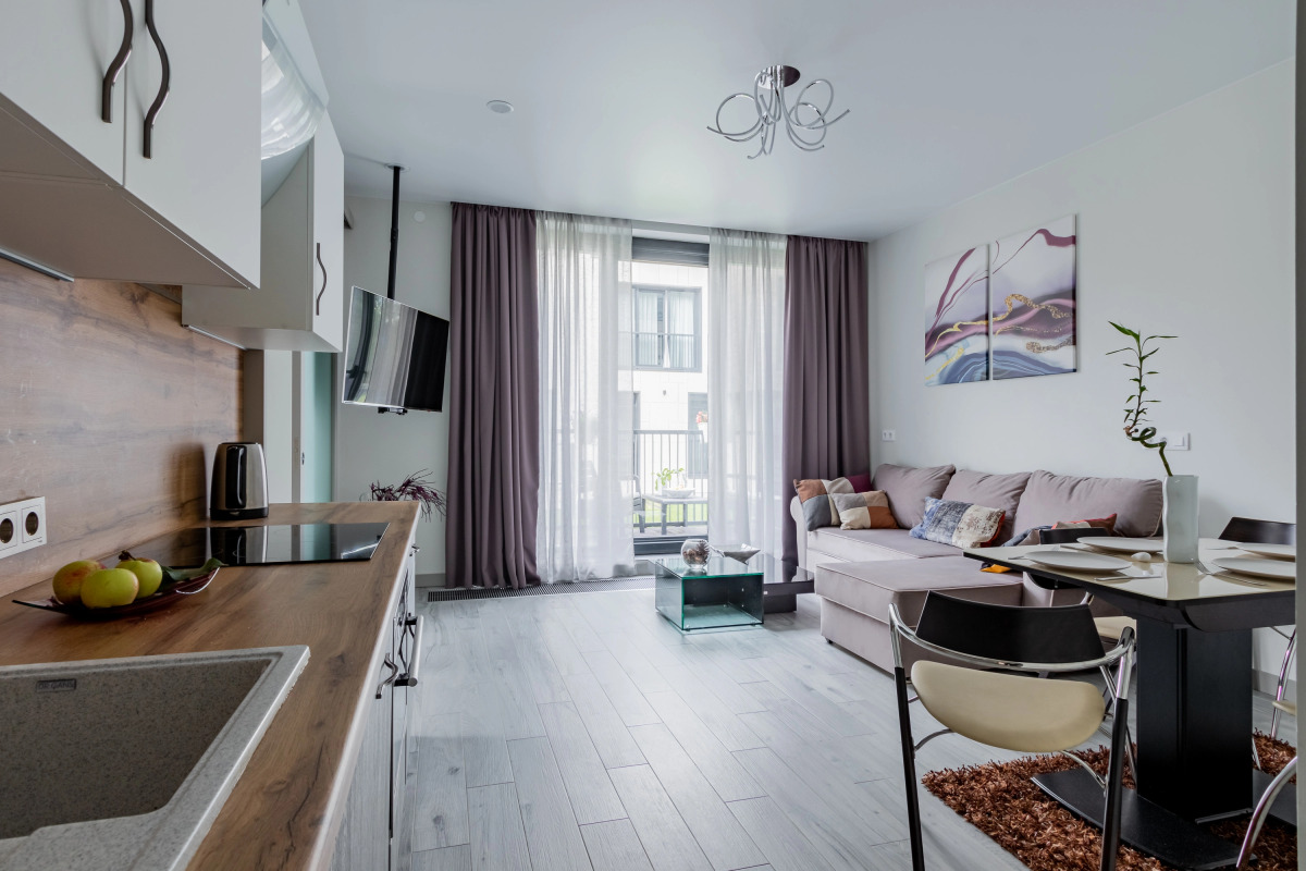 Апартаменты Охта Adventure c сауной