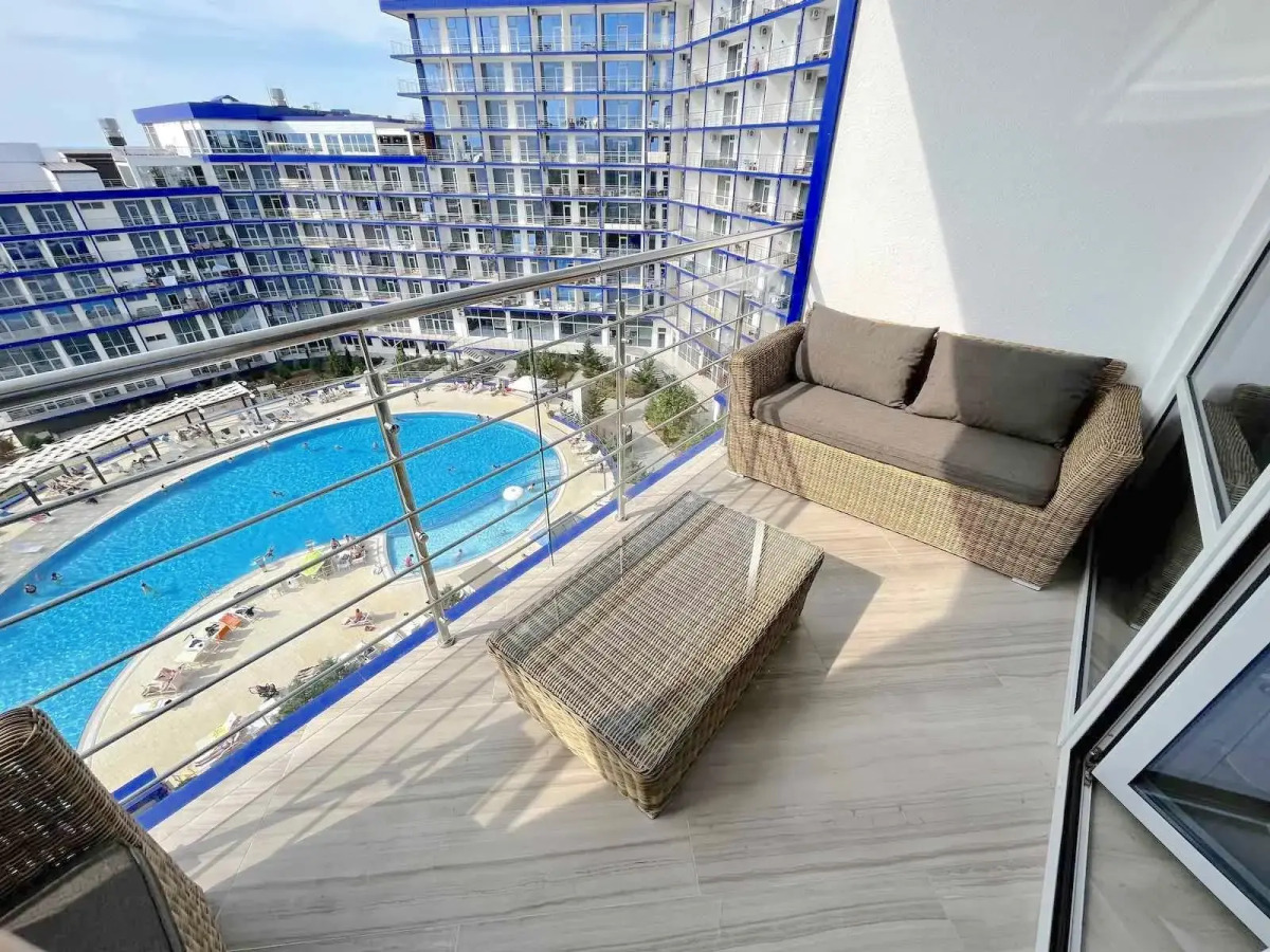 Апартаменты Акваделюкс у моря, с бассейном, СПА, пляжем N722