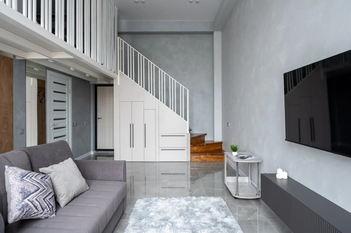 Двухуровневая квартира у реки. Кватро 3/3