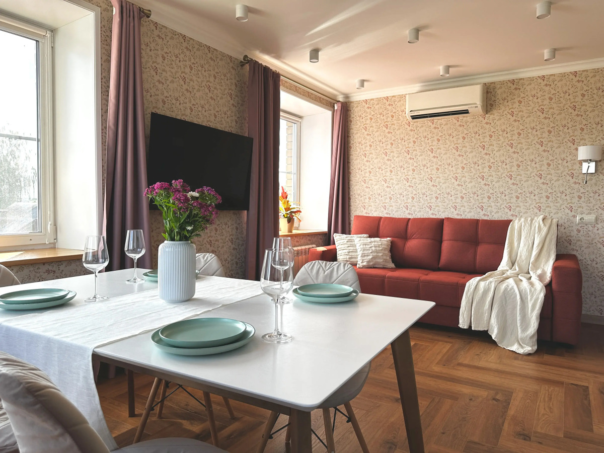 Апартаменты Пента с кухней и бесплатной парковкой