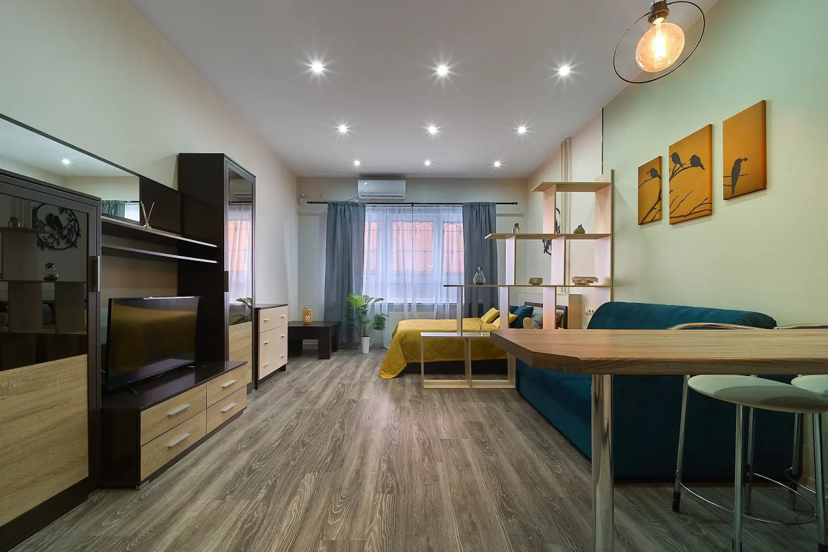 Квартира Просторная и уютная студия