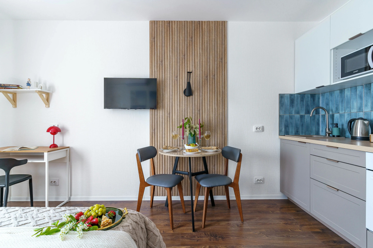 Апартаменты видом на залив