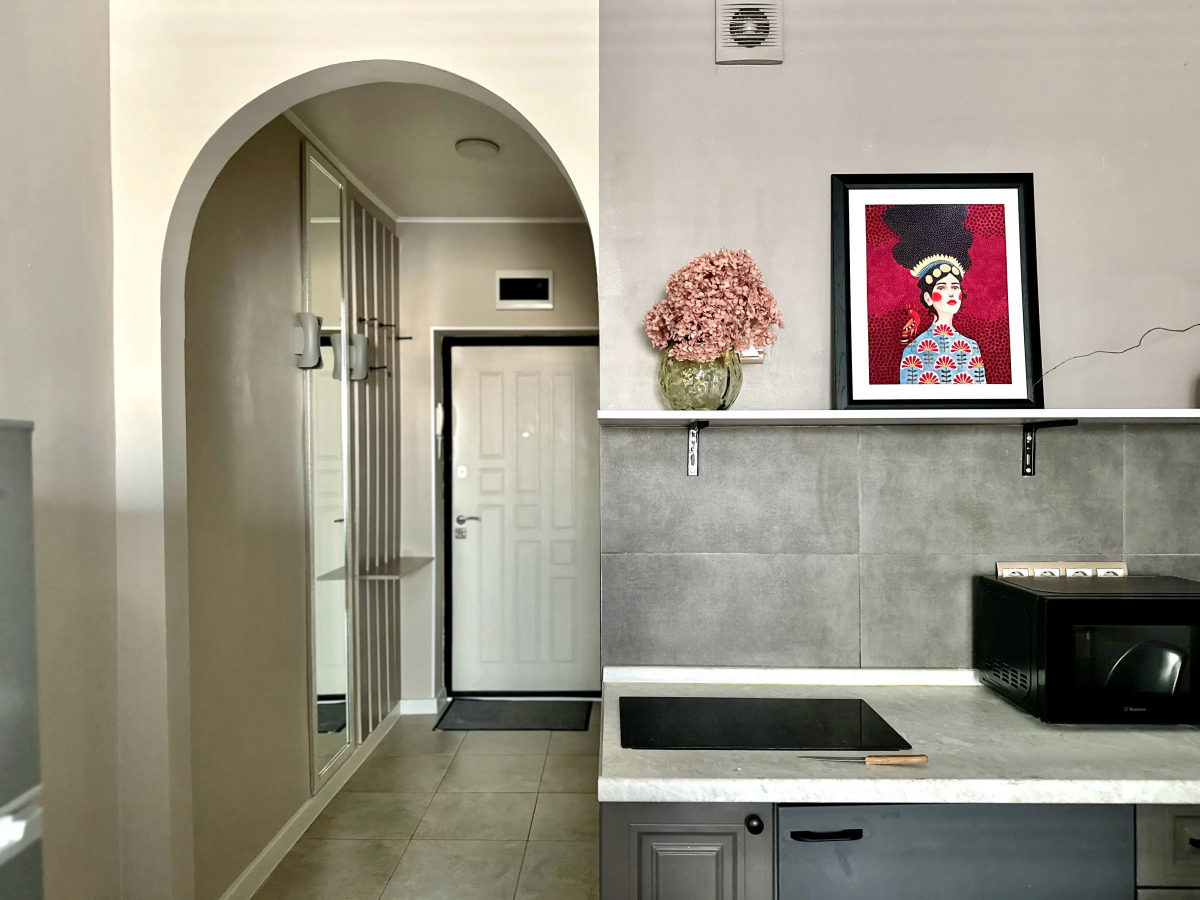 Апартаменты Яркая студия Моно с Видом на Коктобе