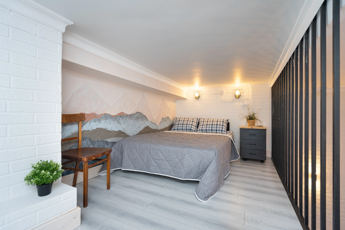 Квартира с Сауной, Камином и Кондиционером Лофт Центр Кремль Казань