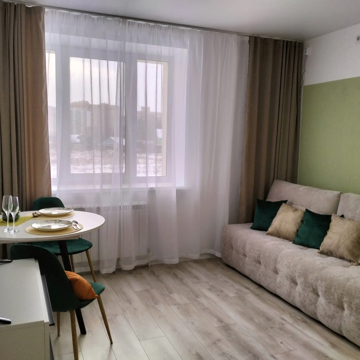 Квартира Новая 1-комнатная