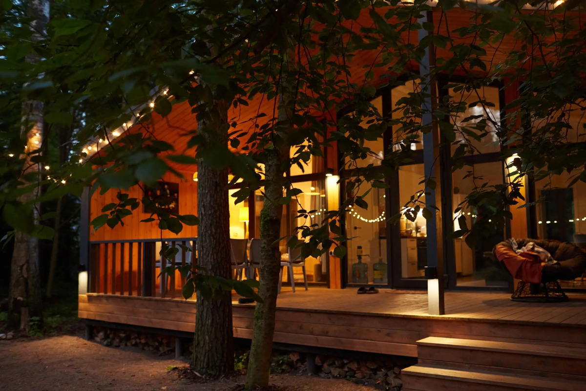 Частный дом Большая Репинская дача в лесу