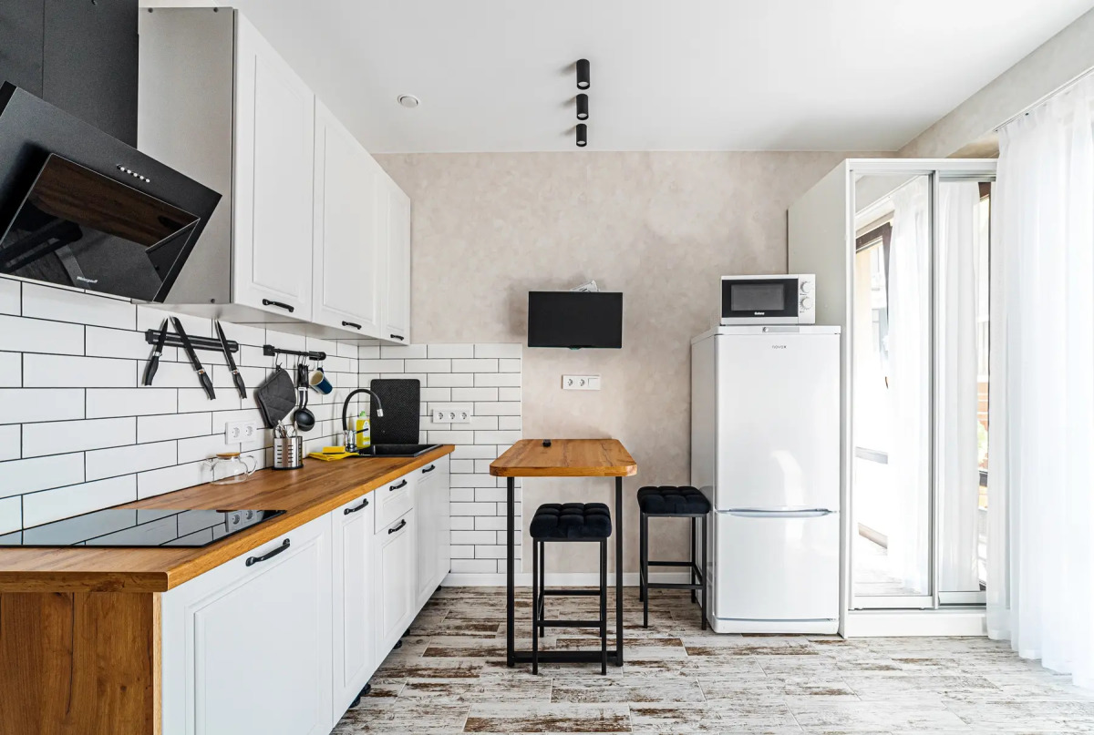 Квартира студия с террасой и видом на горы Я на море