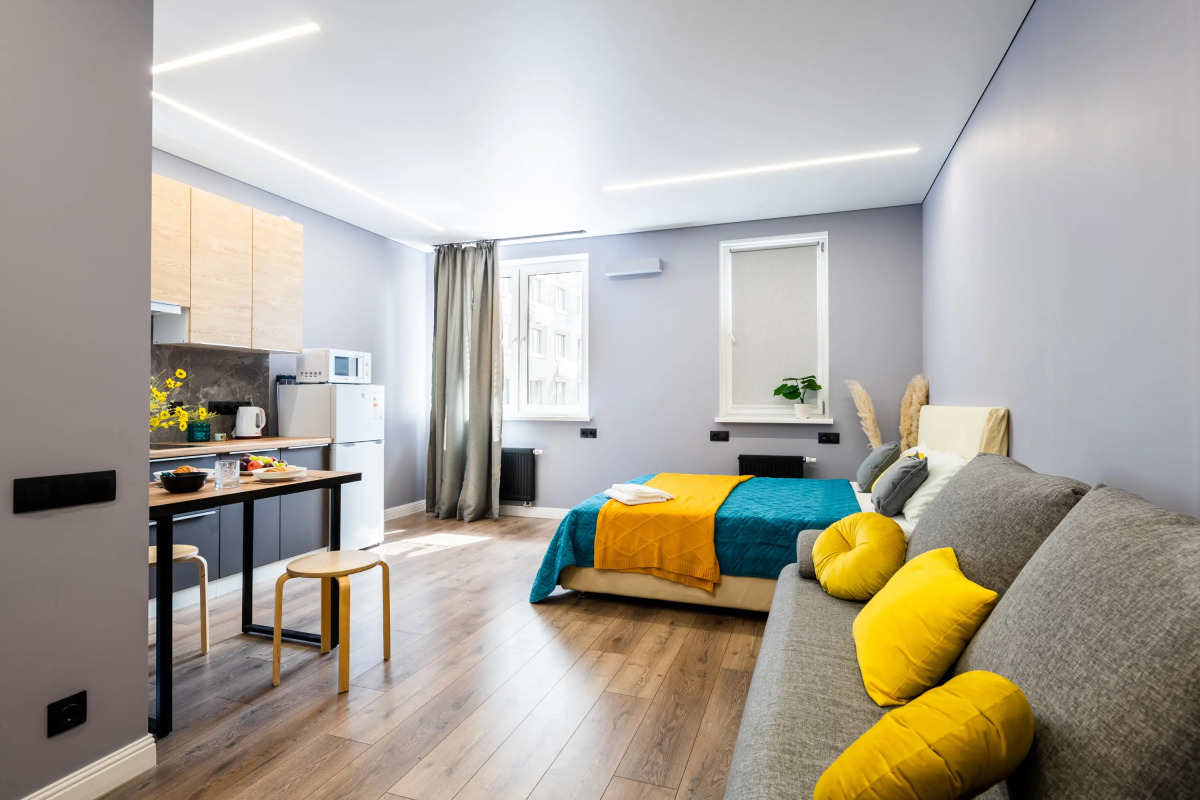 стильная квартира Sunmarine на метро Рассказовка