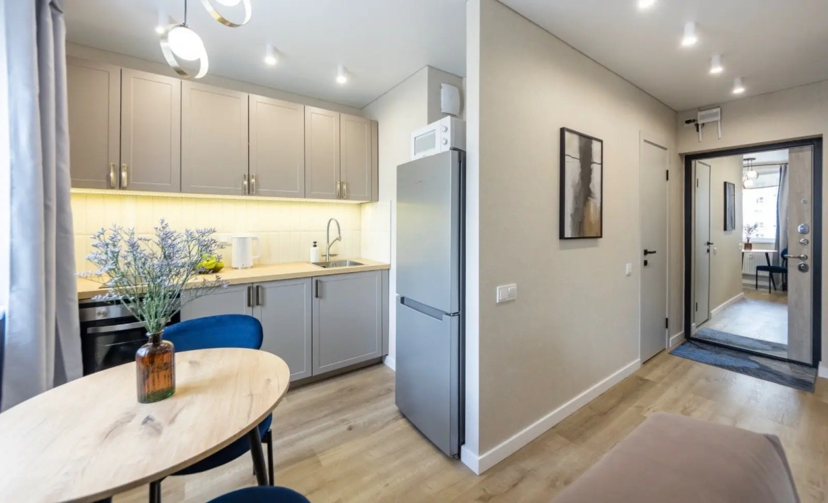 Студия с Дизайнерским Ремонтом