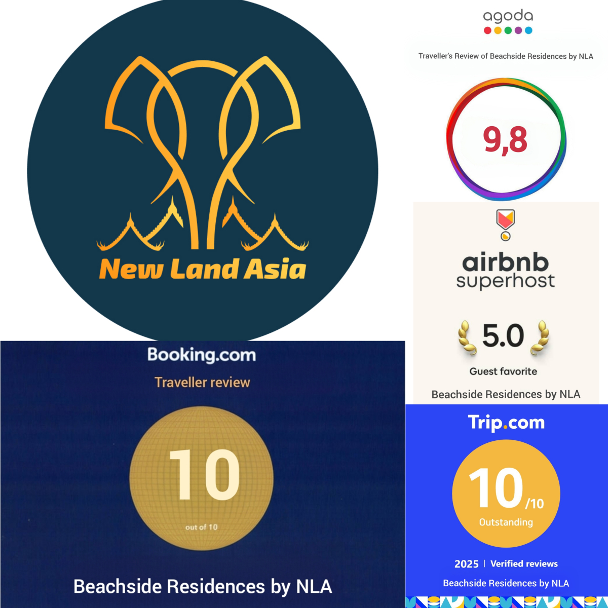 Апартаменты Beachside Residences by NLA