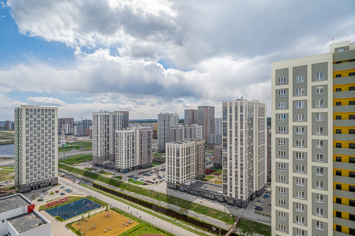 Квартира-студия на 22 этаже