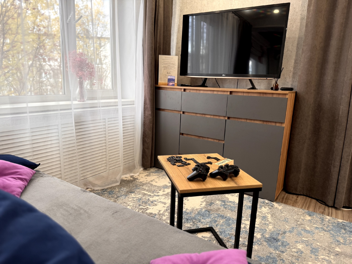 Квартира Аврора северное сияние за окном