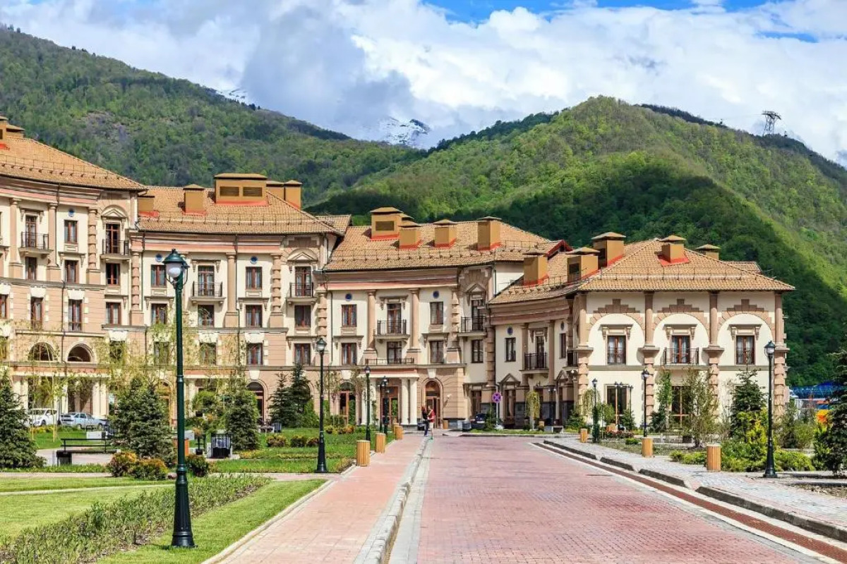 Апартаменты с 2 спальнями и видом на реку и горы