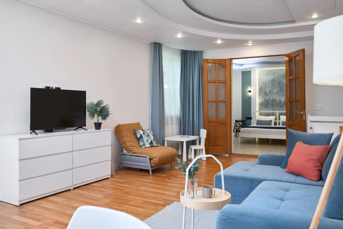 Апартаменты 2х комнатные 5 мин до моря, Скандинавия у моря