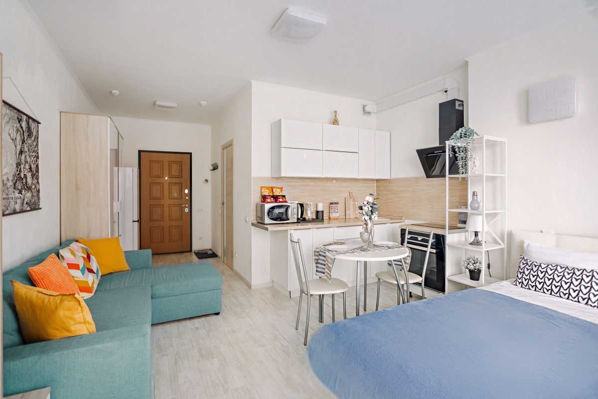 Апартаменты Lalapart Tiffany на 27 этаже небоскреба Савеловский Сити