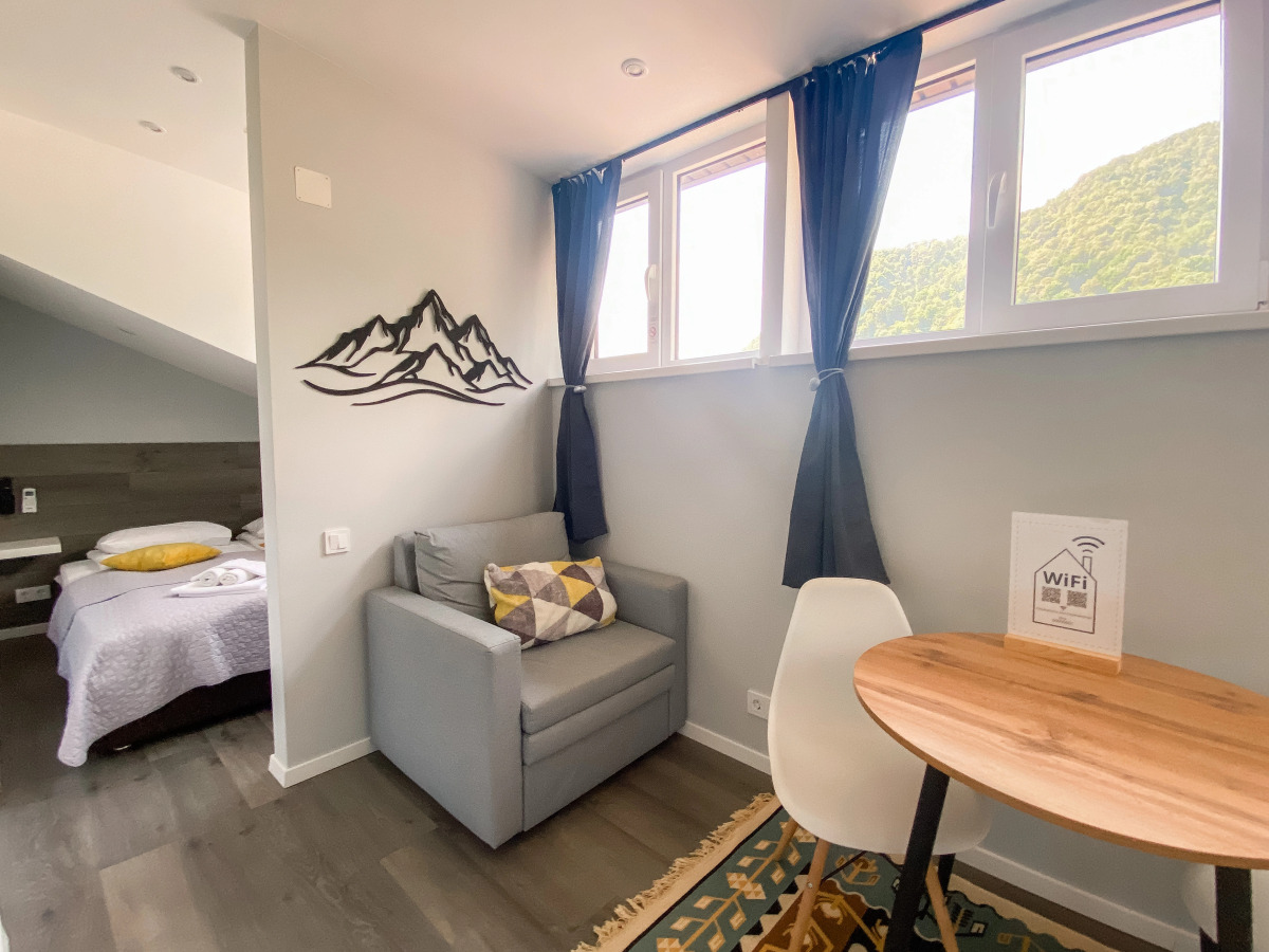 Квартира С Панорамным Видом на Озеро и Горы