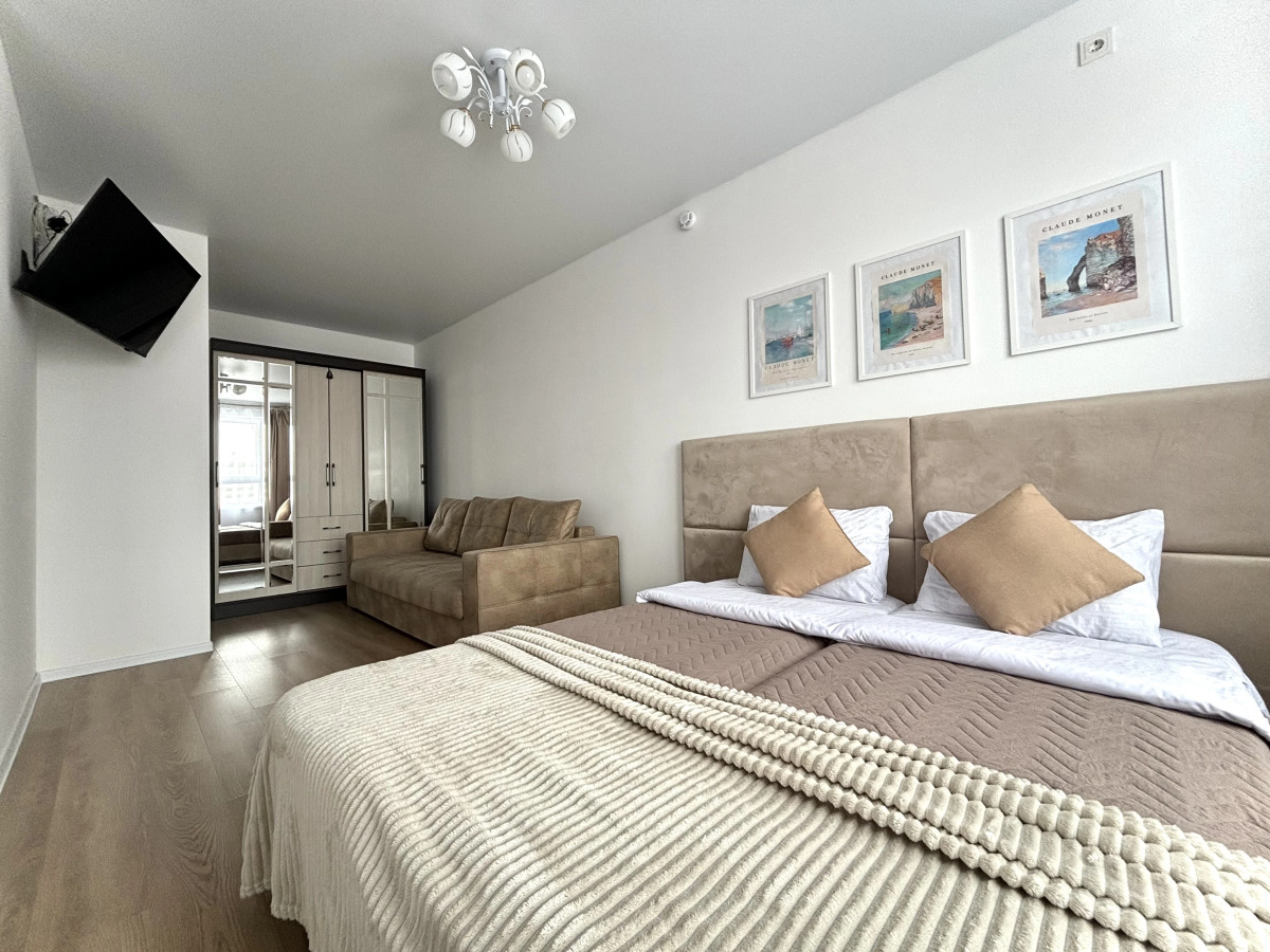 Апартаменты 2 для Пары и Семей для Командировочных до 4 гостей