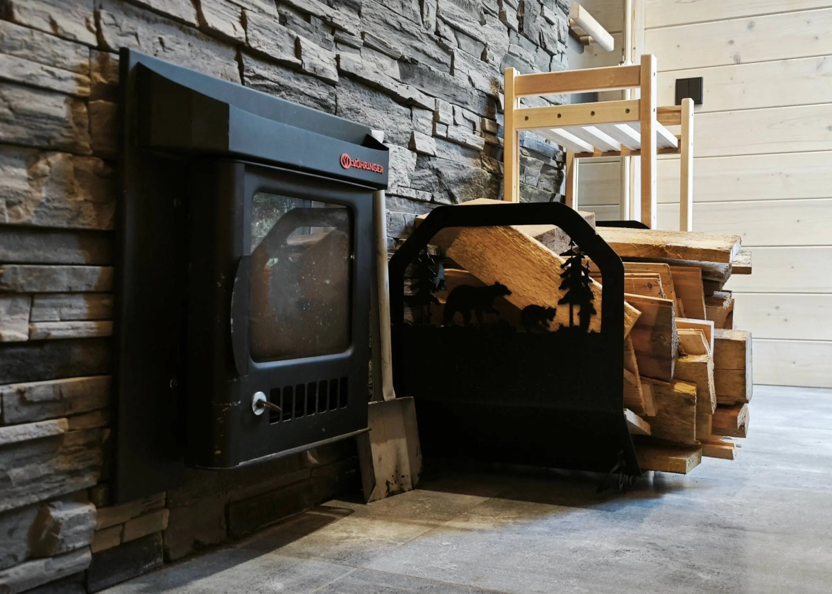 Частный дом Увеличенный А-фрейм Сад с баней и чаном