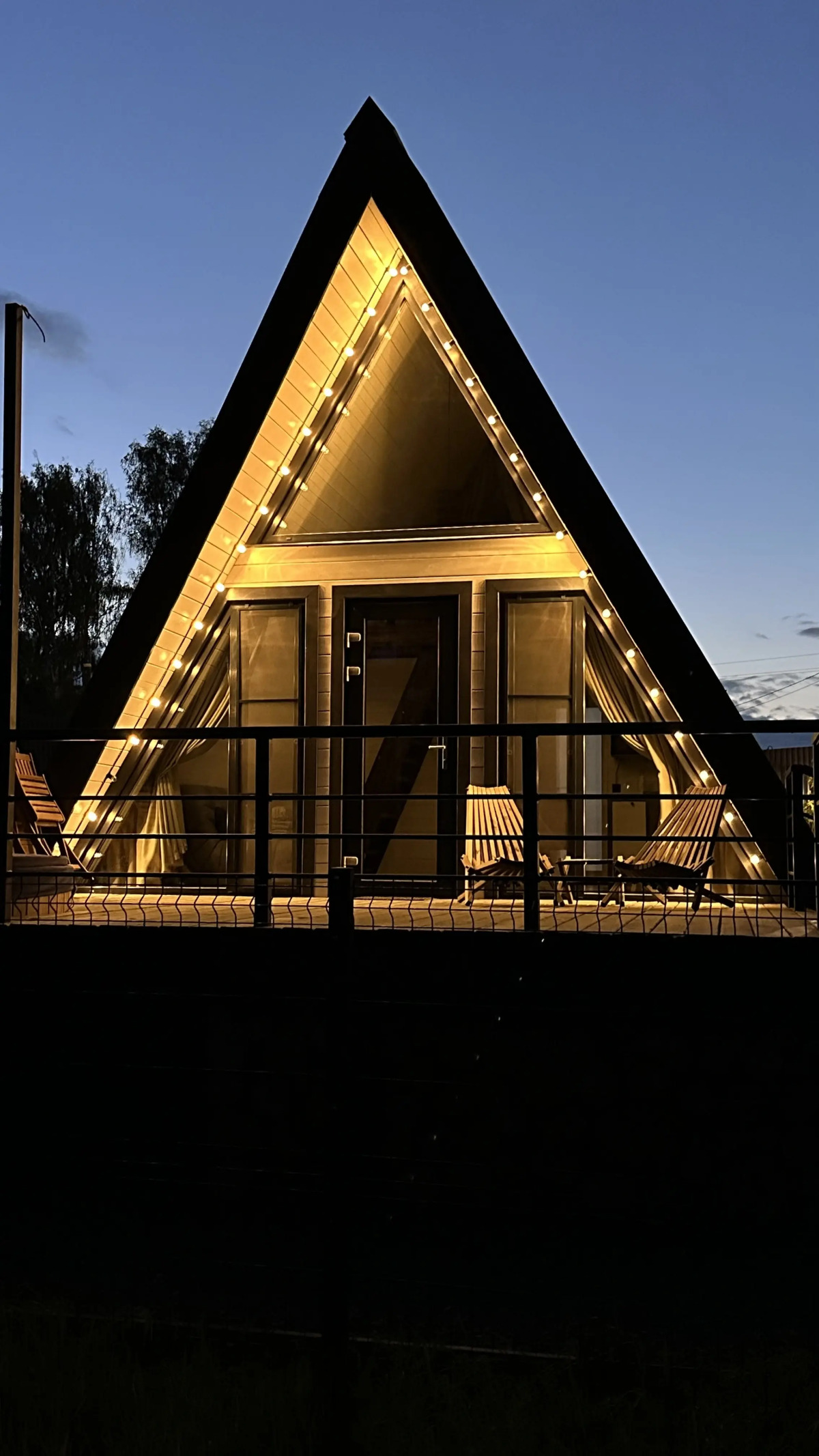 Частный дом Малый афрейм на Березовой