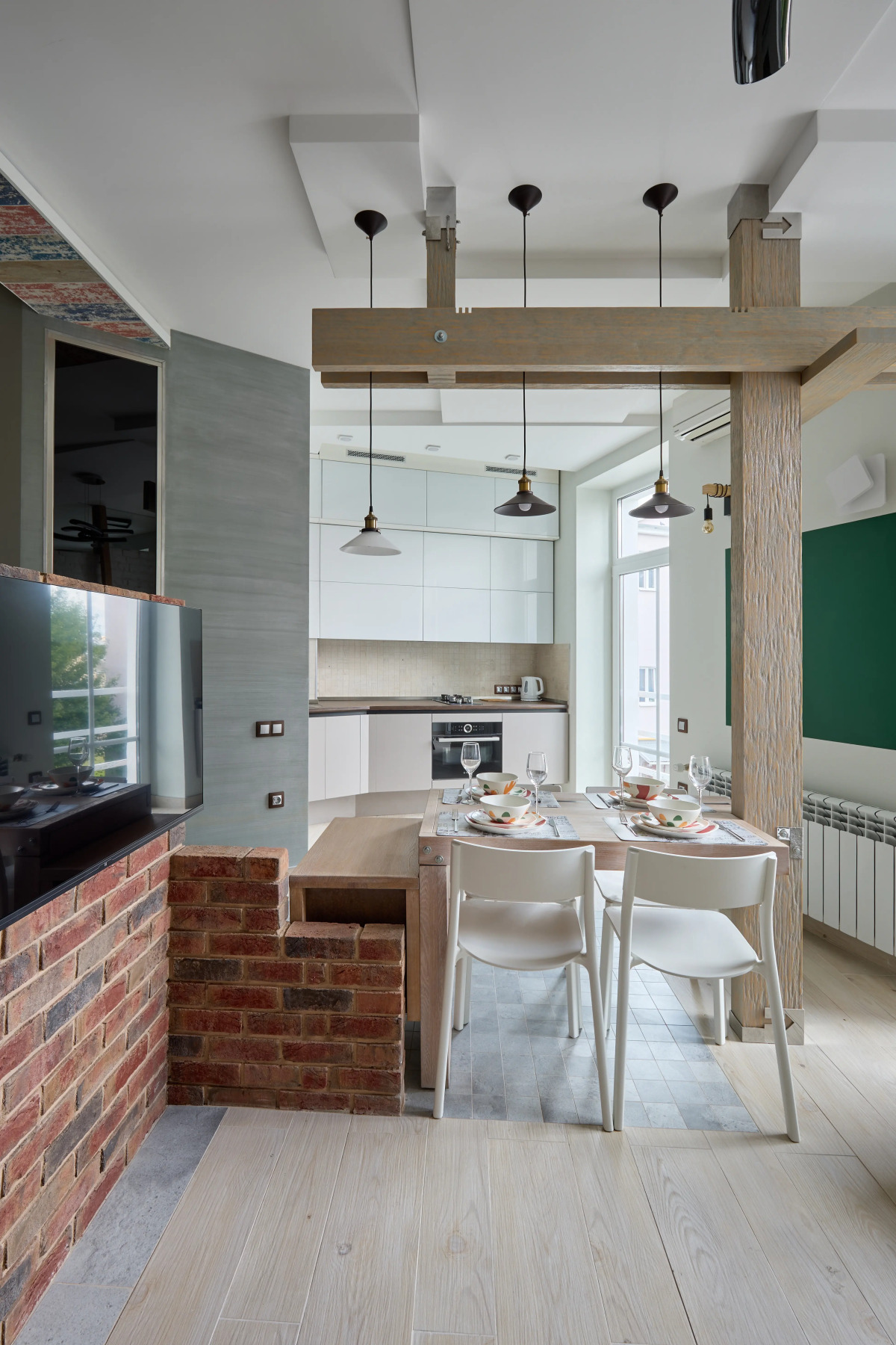 Апартаменты Кирпичный шик: апартаменты с историей и стилем