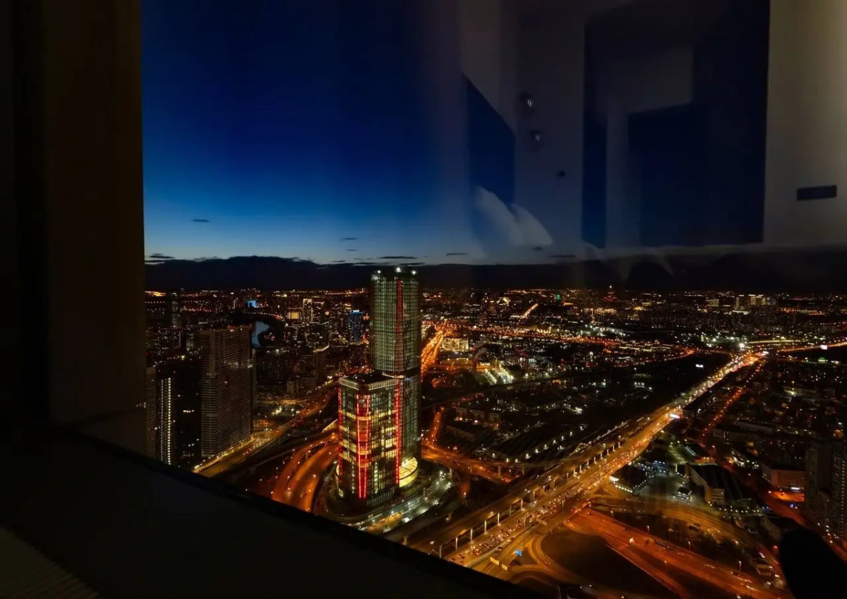 Апартаменты Sky City Moscow 59 этаж! Редкий вид на город! Интерьер нежный как лакомка!