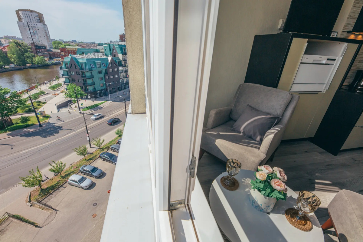 Апартаменты на Рыбной Деревне с Панорамным Видом в Новом доме