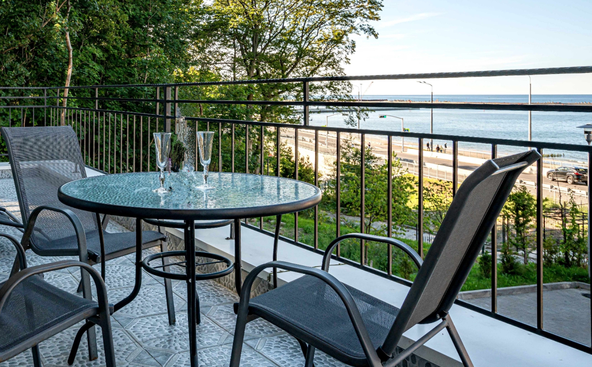 Апартаменты Балтик Апарт Терраса с видом на море