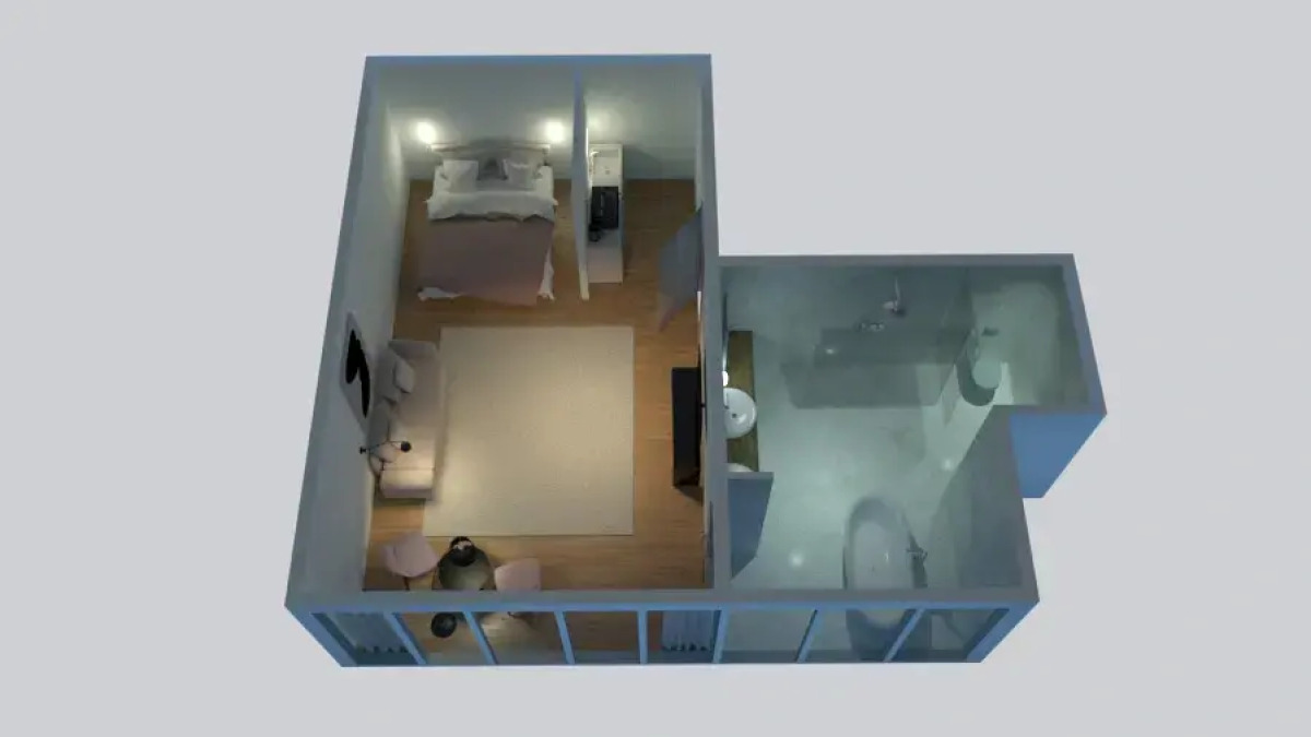 Апартаменты Panoramic Studio by Roomley